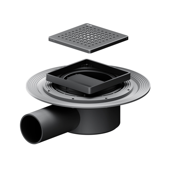 Душевой трап AM.PM MasterFlow W01BD-P11-010-01BM черный матовый