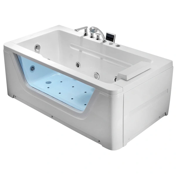 Акриловая гидромассажная ванна 172x91 см Gemy G9225 K
