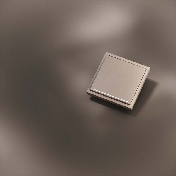 Клавиша для выключателя одноклавишного c подсветкой Voltum S70 METAL VLSM000210