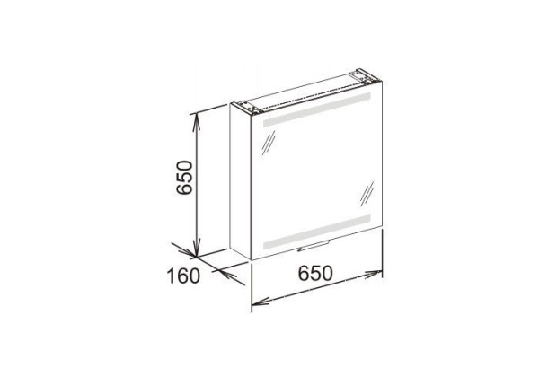 Шкаф зеркальный Keuco Edition 300 30201171201