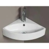 Раковина CeramaLux 78378 50x35,5 см, подвесная, угловая, белый