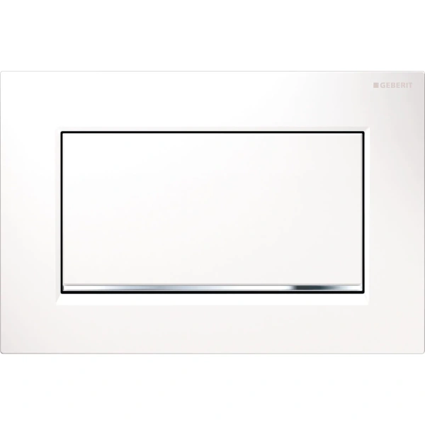 Инсталляция для унитаза Geberit Duofix Sigma 30 111.300.00.5 + 111.815.00.1 + 115.893.KJ.1 с кнопкой смыва, белый/хром/белый