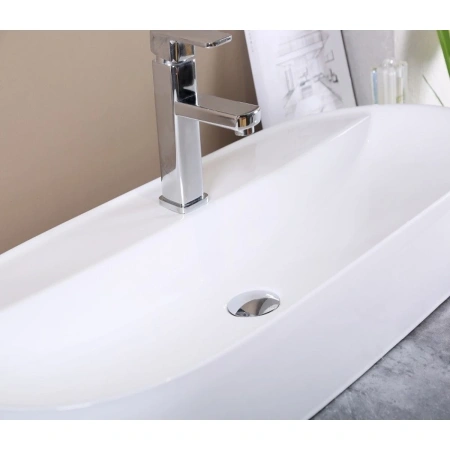 Раковина-чаша CeramaLux D1347 81,5x41 см, накладная, белый