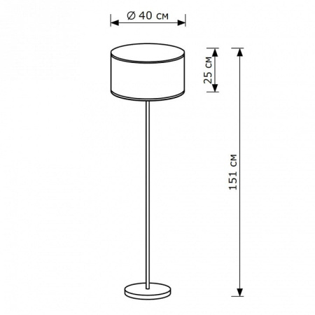 Торшер Lighthall Blaze LH012059