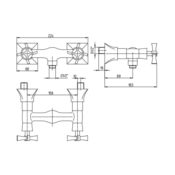 Смеситель для душа Paini Elix 85CR511LMKM