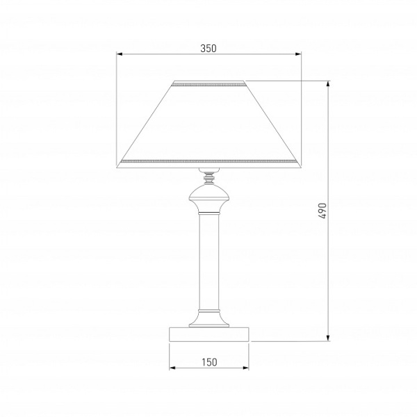 Настольная лампа декоративная Eurosvet Lorenzo 60019/1 венге
