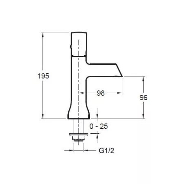 Смеситель для раковины Jacob Delafon Toobi E8967-BN