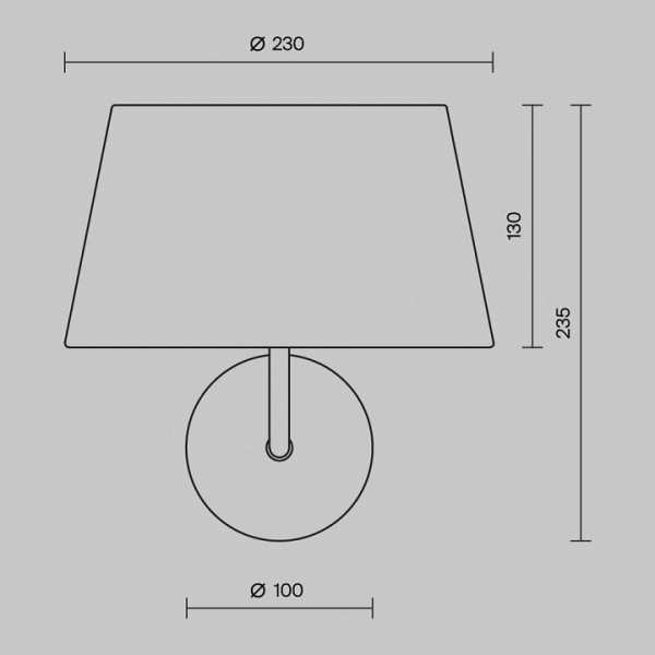 Бра Maytoni Modesto MOD360WL-01B