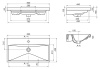 Раковина BelBagno 80 BB-0322-80-LVB