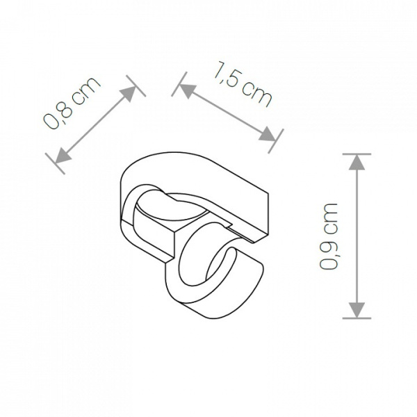Крепление троса к потолку Nowodvorski Cameleon Mounting B WH 8394