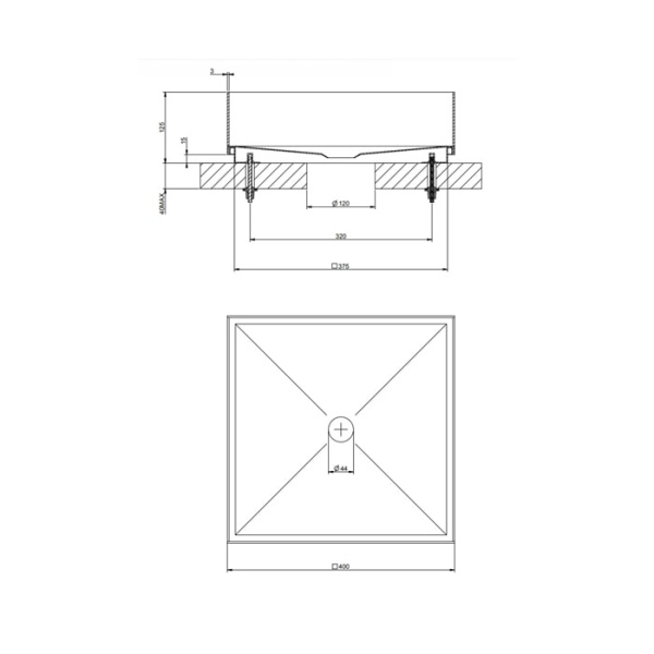 Раковина Gessi 316 40 см 54605#299 черный матовый