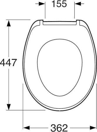 Крышка-сиденье Gustavsberg Nordic 3 9M64S101 с микролифтом
