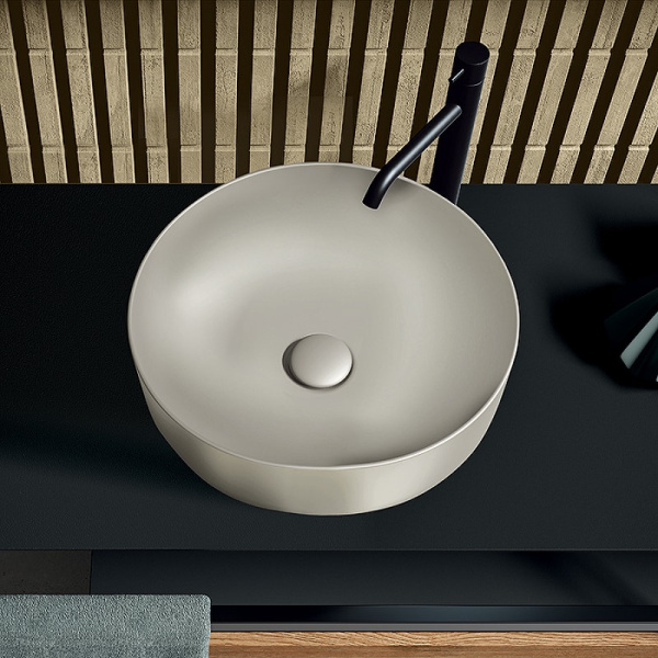 Раковина Kerasan Nolita 40 534459 серая матовая