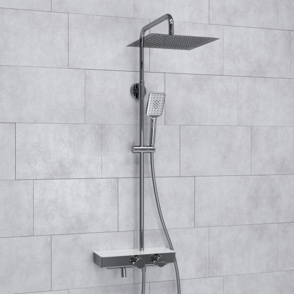 Душевой комплект WasserKRAFT A113.118.126.CH Thermo