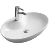 Раковина-чаша CeramaLux 9438 65x43 см, накладная, белый