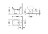Биде напольное Duravit D-Code 22381000002