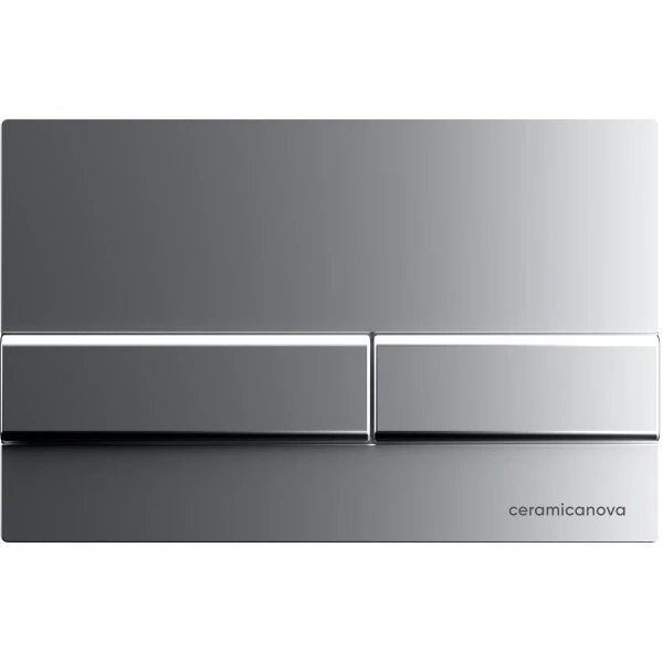 Инсталляция для унитаза Ceramica Nova Envision Flat CN1002M с кнопкой смыва, матовый хром