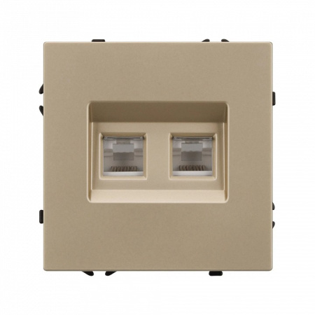 Розетка двойная Ethernet RJ-45 без рамки Arlight SCT 054314