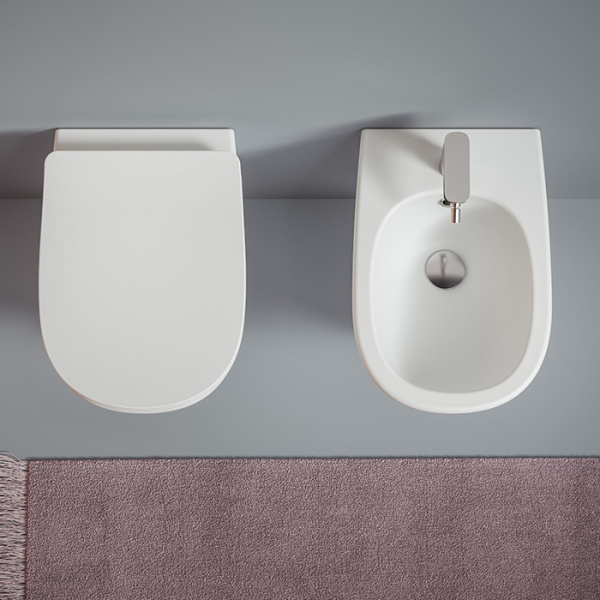 Подвесной унитаз Artceram Ten TEV006 01 00 безободковый