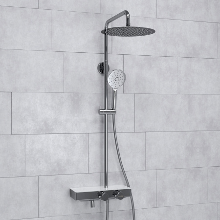 Душевая стойка WasserKRAFT A113.116.127.CH Thermo