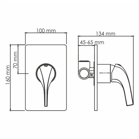 Душевой комплект WasserKRAFT Sauer 7101 A71183 глянцевое золото