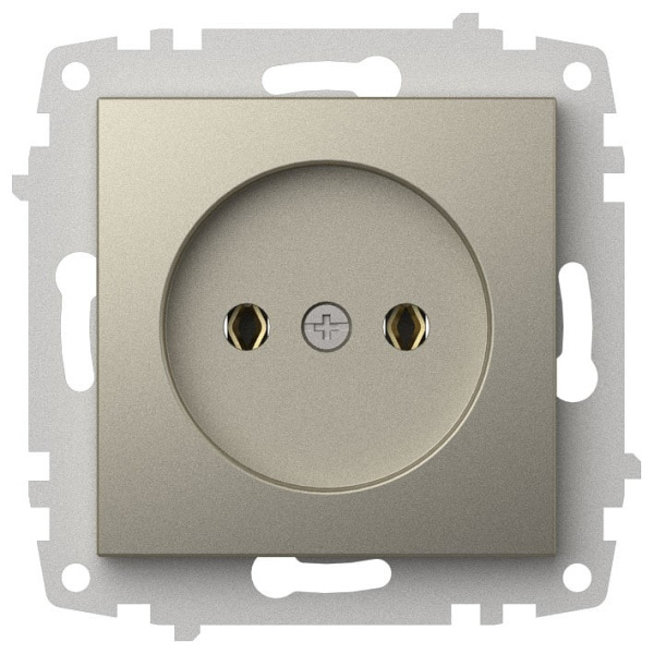 Розетка без заземления без рамки Elbi Eleсtriс Zena Vega 609-011400-215