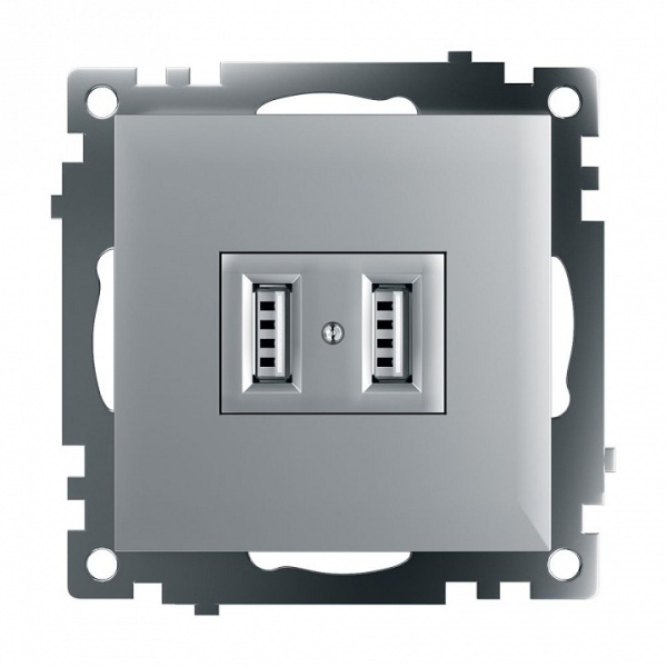 Розетка USB type A без рамки Stekker Катрин 39588