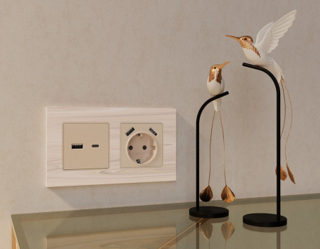 Рамка на 2 поста Ambrella Volt Grand AF930302