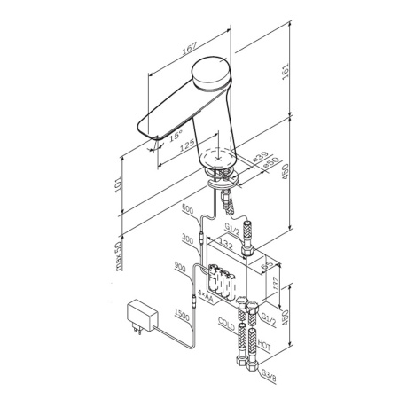 Смеситель для раковины AM.PM Inspire V2.0 F50A02400