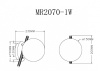 Бра MyFar Francis MR2070-1W