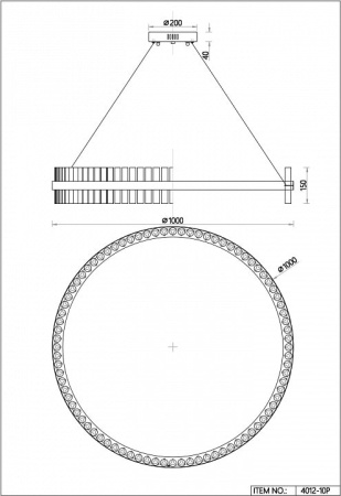 Подвесной светильник Favourite Placerat 4012-10P