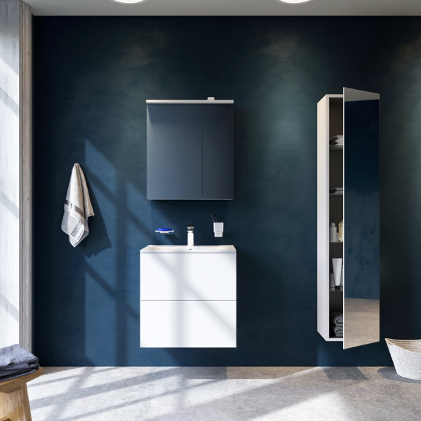 Зеркальный шкаф AM.PM Spirit 2.0 M70AMCL0601WG с LED-подсветкой