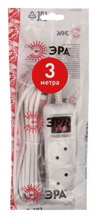 Сетевой фильтр Эра U-2s-3m-2x1 Б0044047