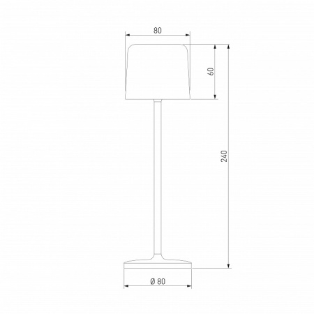 Настольная лампа декоративная Elektrostandard Bitty a069003