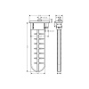 Внешняя монтажная часть Hansgrohe 28010990 золото
