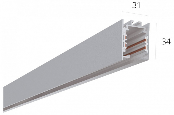 Трек накладной 6063 TR4 0710311