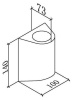 Накладной светильник DesignLed Zima LWA0148A-BL-WW