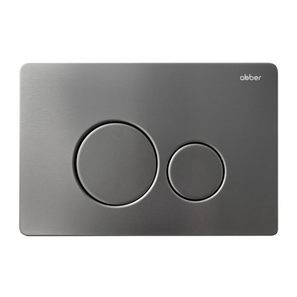 Комплект унитаза с инсталляцией Abber Bequem AC1100T-AC0105-AC0121NG с клавишей никель