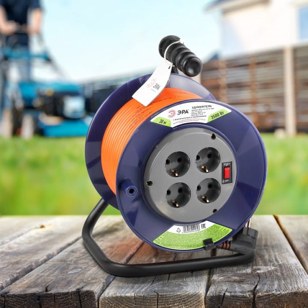 Удлинитель Эра  RPx-4es-3x1.5-30m