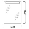 Зеркало Jacob Delafon Presqu`ile 50 EB1107-NF