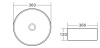 Раковина BelBagno BB1357