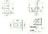 Чаша напольного унитаза Duravit Starck 2 21450900001-WG