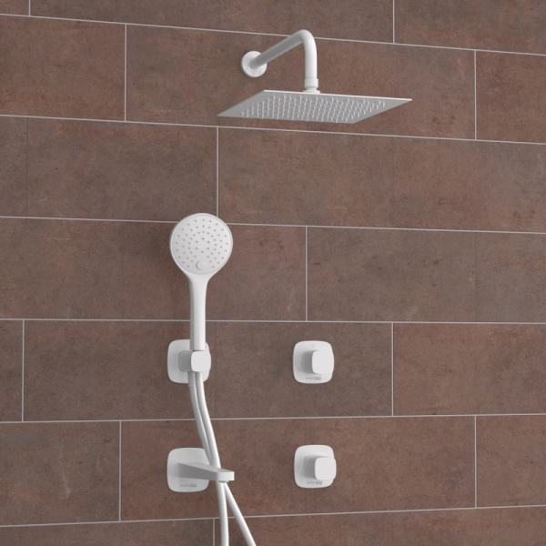 Душевой комплект WasserKRAFT Saale A9551.267.316.146.254.328.156.155 белый