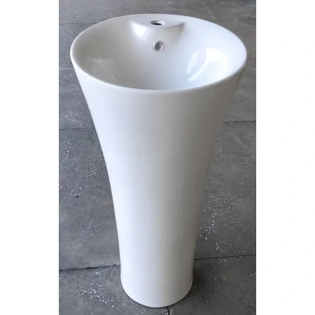 Раковина CeramaLux WK8100-1 45x45 см, напольная, белый