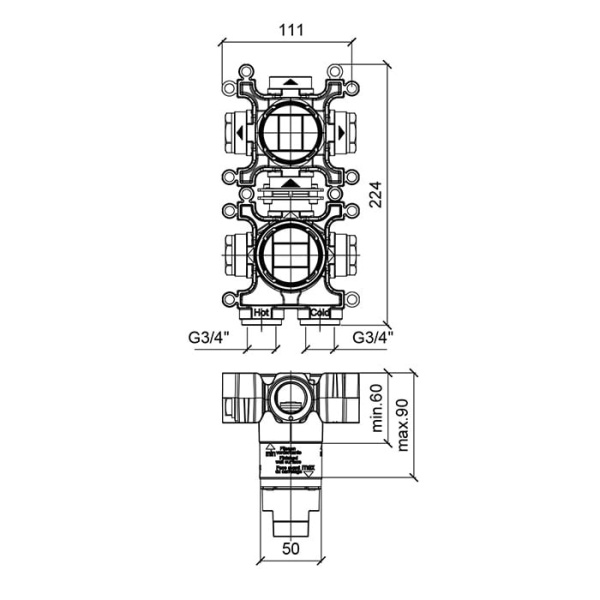 Смеситель Almar Modular E186905 черный