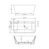 Акриловая ванна Vincea 170x80 VBT-421-1700MW