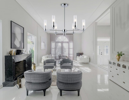 Люстра на штанге Ambrella Light HIGH LIGHT LH55151