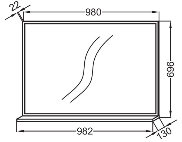Зеркало Jacob Delafon Vivienne EB1598-E70