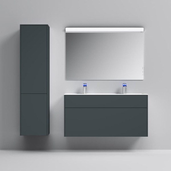 Тумба под раковину AM.PM Inspire V2.0 M50AFHX1203GM 120 см графит матовый