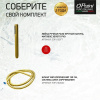 Термостат для ванны Paini Cox 78PJ111TH золото матовое